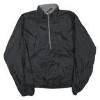 CHAMPION Mens Black Zip Jacket 2XL Polyester Blend Classic Lightweight