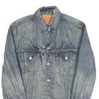 LEVI'S Mens Blue Denim Jacket S Cotton Button Closure Classic Fit Casual