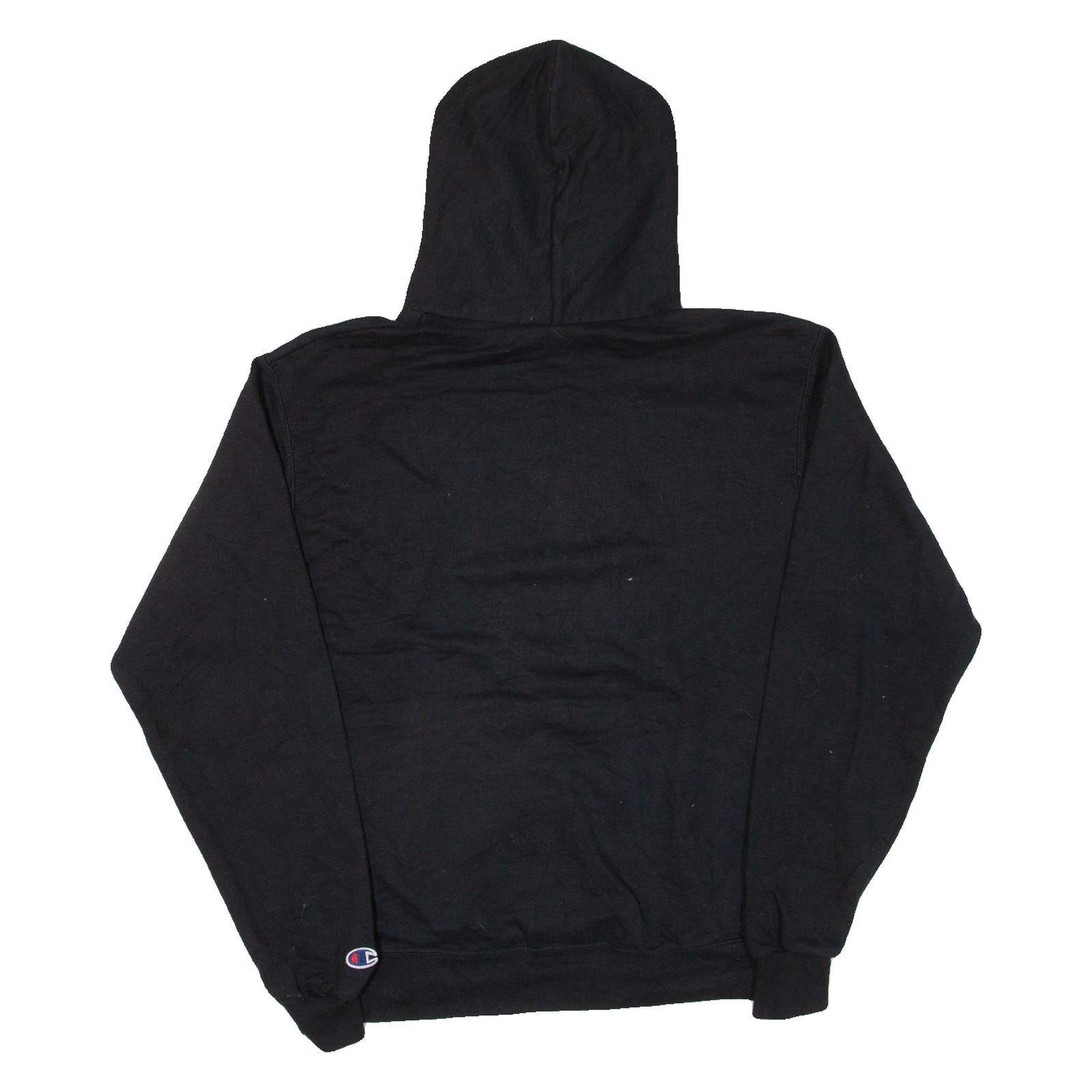 CHAMPION Mens Black Hoodie M