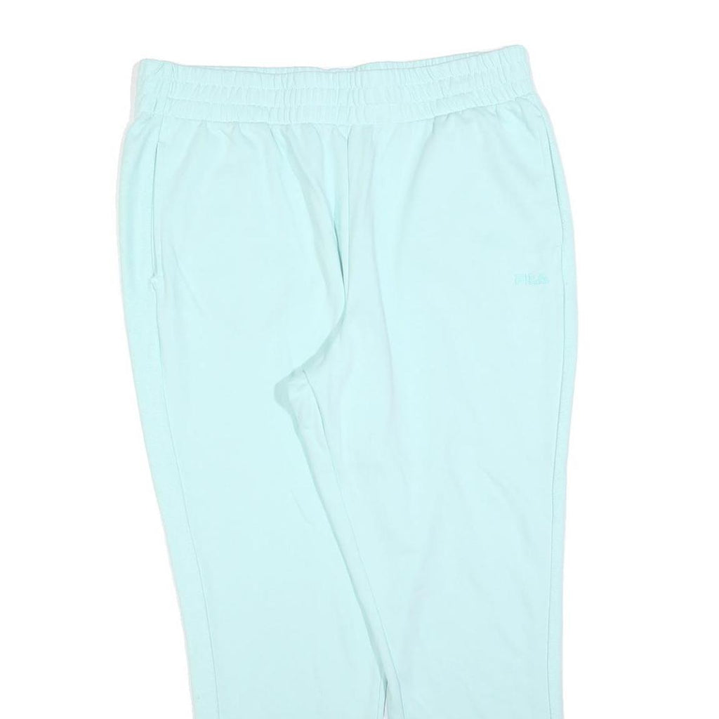 FILA Womens Joggers Light Blue Relaxed Tapered 2XL W36 L27 Cotton Blend Casual