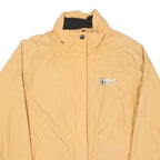 SHERPA Mens Beige Outdoor Jacket L Polyester Blend Plain Zip Lightweight