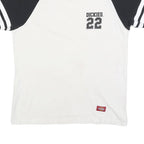 DICKIES Womens Black & White Number 22 Graphic T-Shirt M Short Sleeve Crew Neck