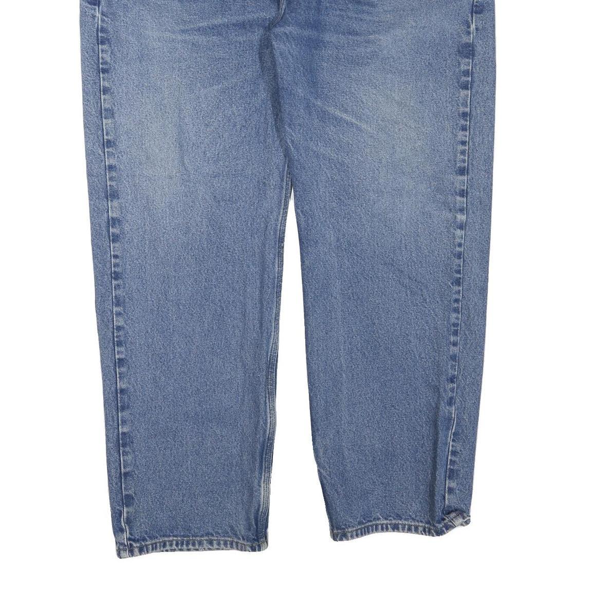 CARHARTT Womens Regular Fit Blue Denim Jeans W44 L30 Cotton Blend Zip