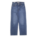 LEVI'S Womens Relaxed Blue Denim Jeans W26 L27 Button Cotton Blend Casual