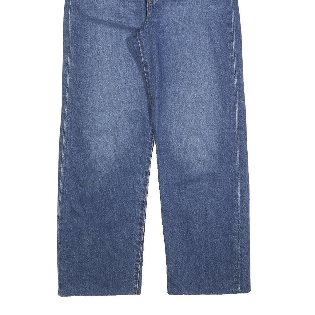 LEVI'S Womens Relaxed Blue Denim Jeans W26 L27 Button Cotton Blend Casual