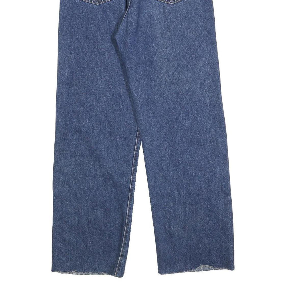 LEVI'S Womens Relaxed Blue Denim Jeans W26 L27 Button Cotton Blend Casual