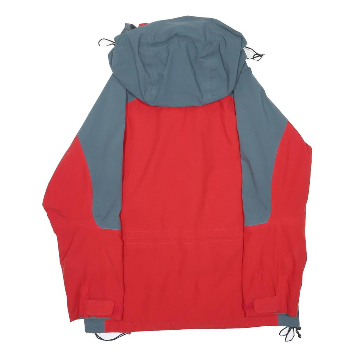 BERGHAUS Womens Red & Grey Outdoor Waterproof Jacket UK 14 Polyester Zip Hooded