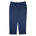 DICKIES Workwear Mens Trousers Blue Regular Straight W42 L30