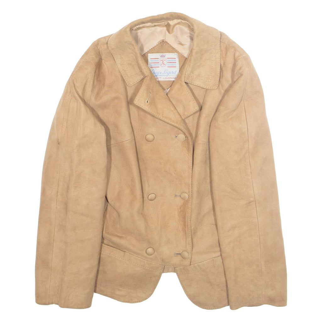GAY&LEGERAT Womens Blazer Jacket Brown M