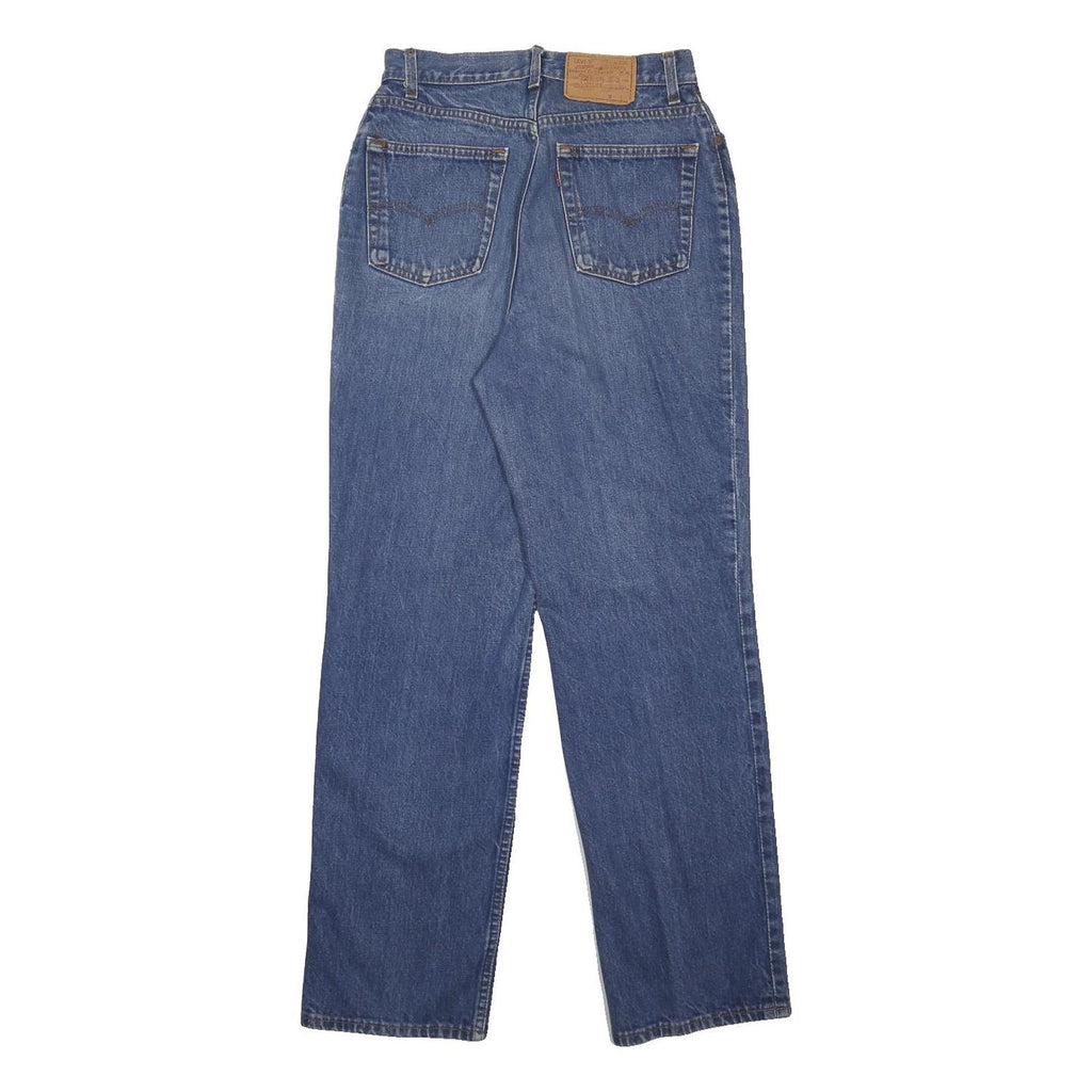 LEVI'S Womens Blue Relaxed Fit Straight Leg Denim Cotton Medium W26 L31 Classic