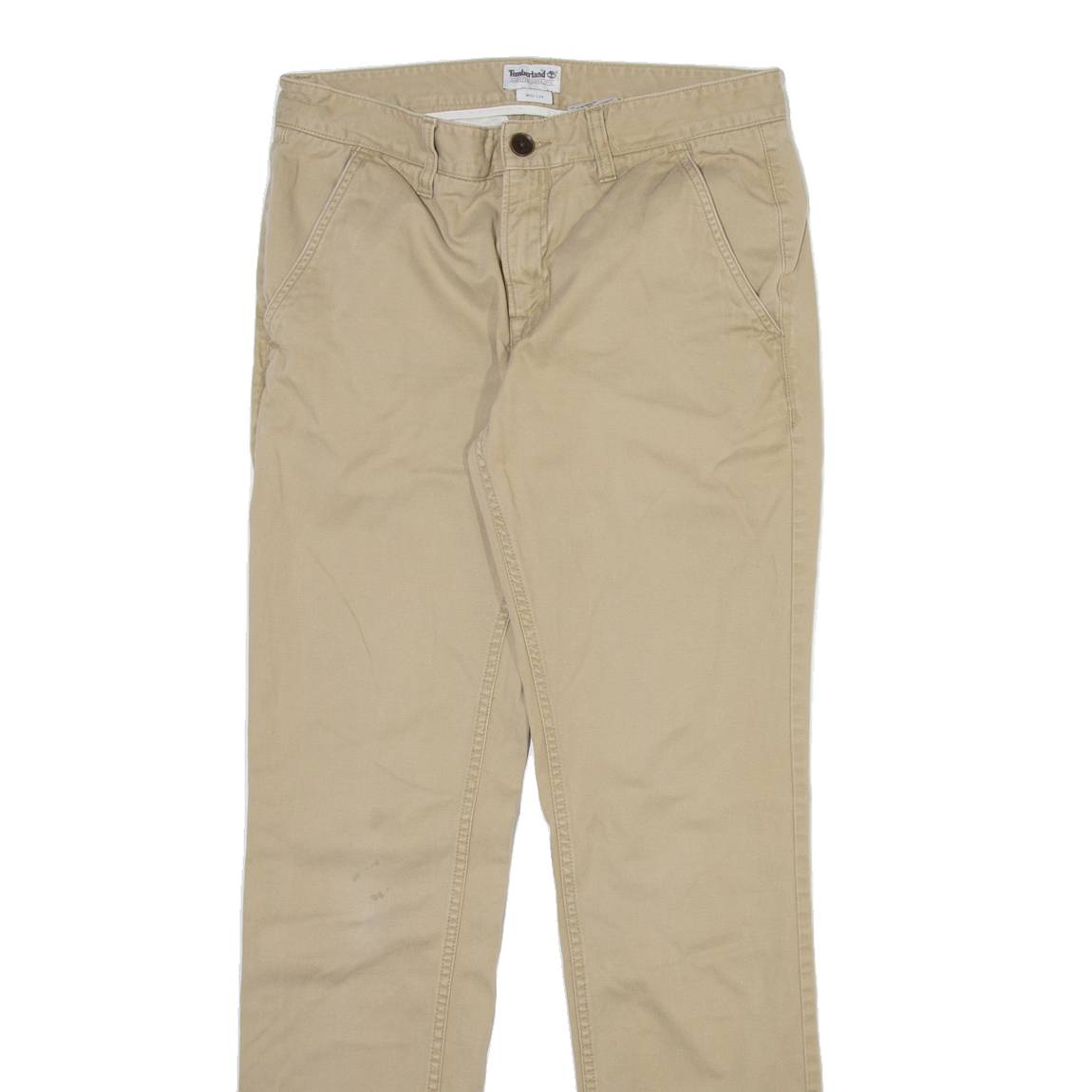 TIMBERLAND Mens Trousers Beige Slim Straight W32 L34