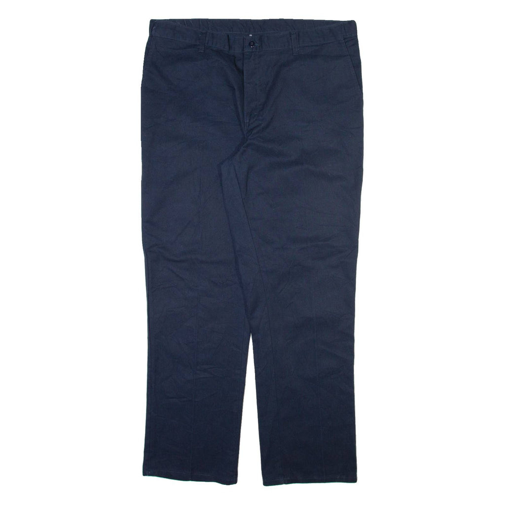 DICKIES Mens Trousers Blue Regular Straight W38 L32
