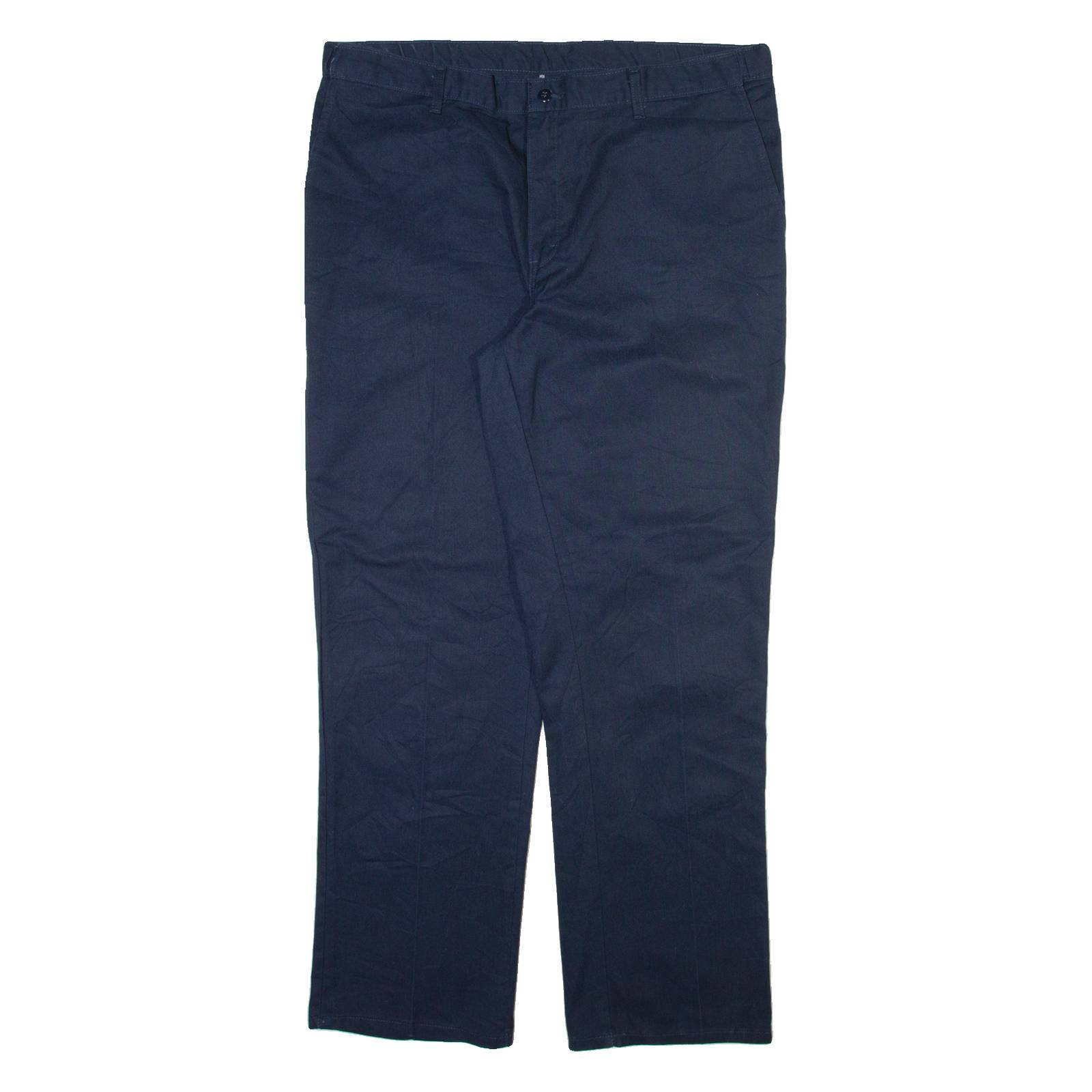 DICKIES Mens Trousers Blue Regular Straight W38 L32