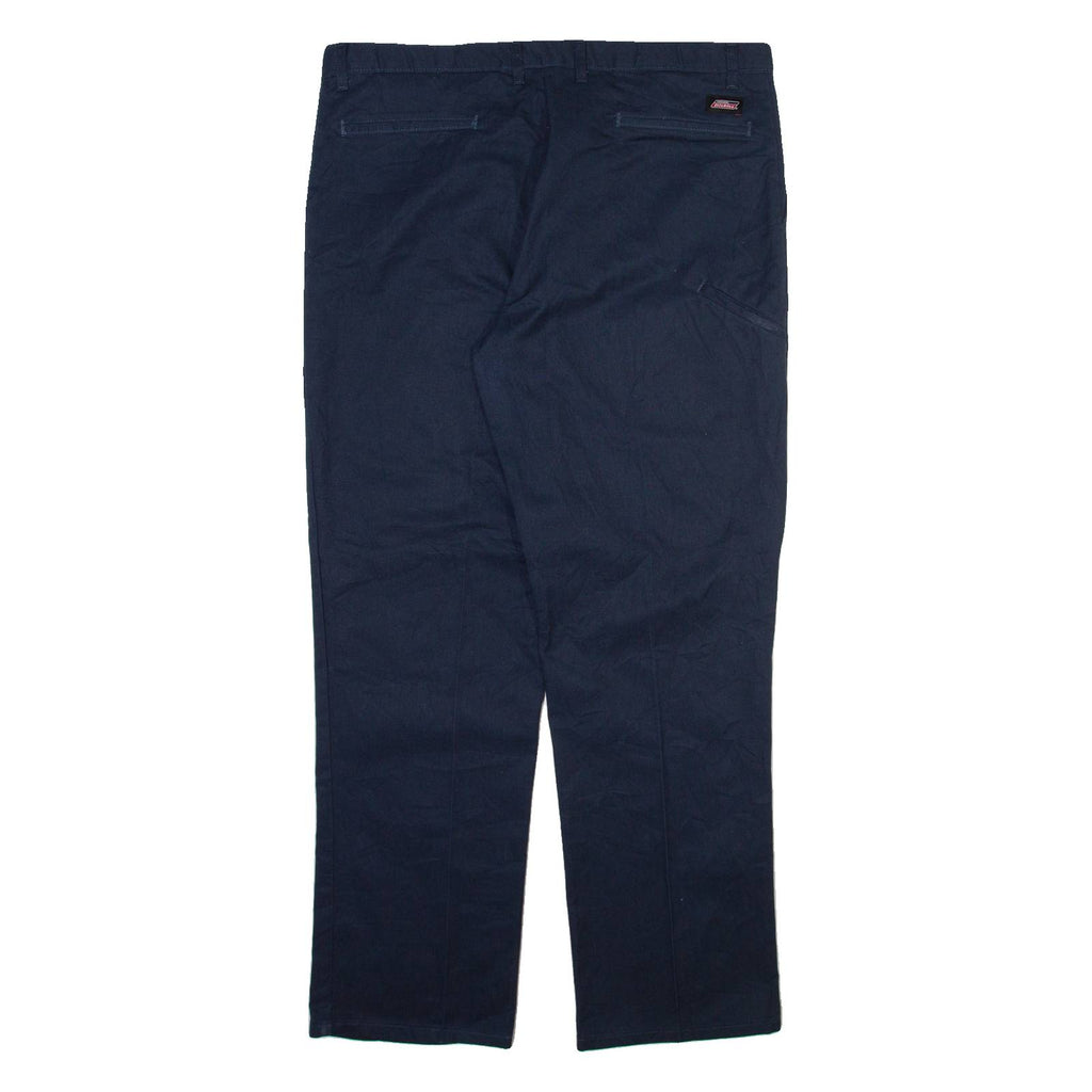 DICKIES Mens Trousers Blue Regular Straight W38 L32
