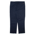 DICKIES Mens Trousers Blue Regular Straight W38 L32