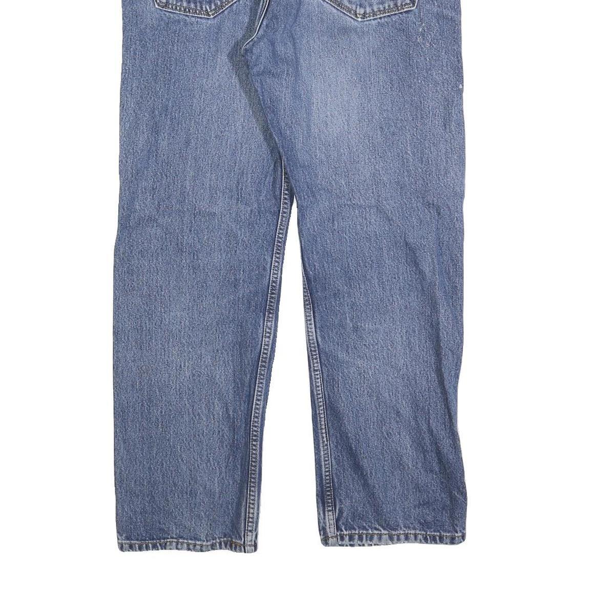 LEVI'S 505 Mens Jeans Blue Regular Straight Denim Medium W36 L30 Classic Cotton