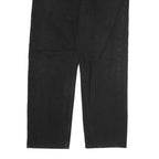 WRANGLER Mens Black Regular Straight Denim Jeans W36 L30 Classic Cotton Zip