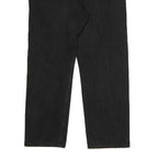 WRANGLER Mens Black Regular Straight Denim Jeans W36 L30 Classic Cotton Zip