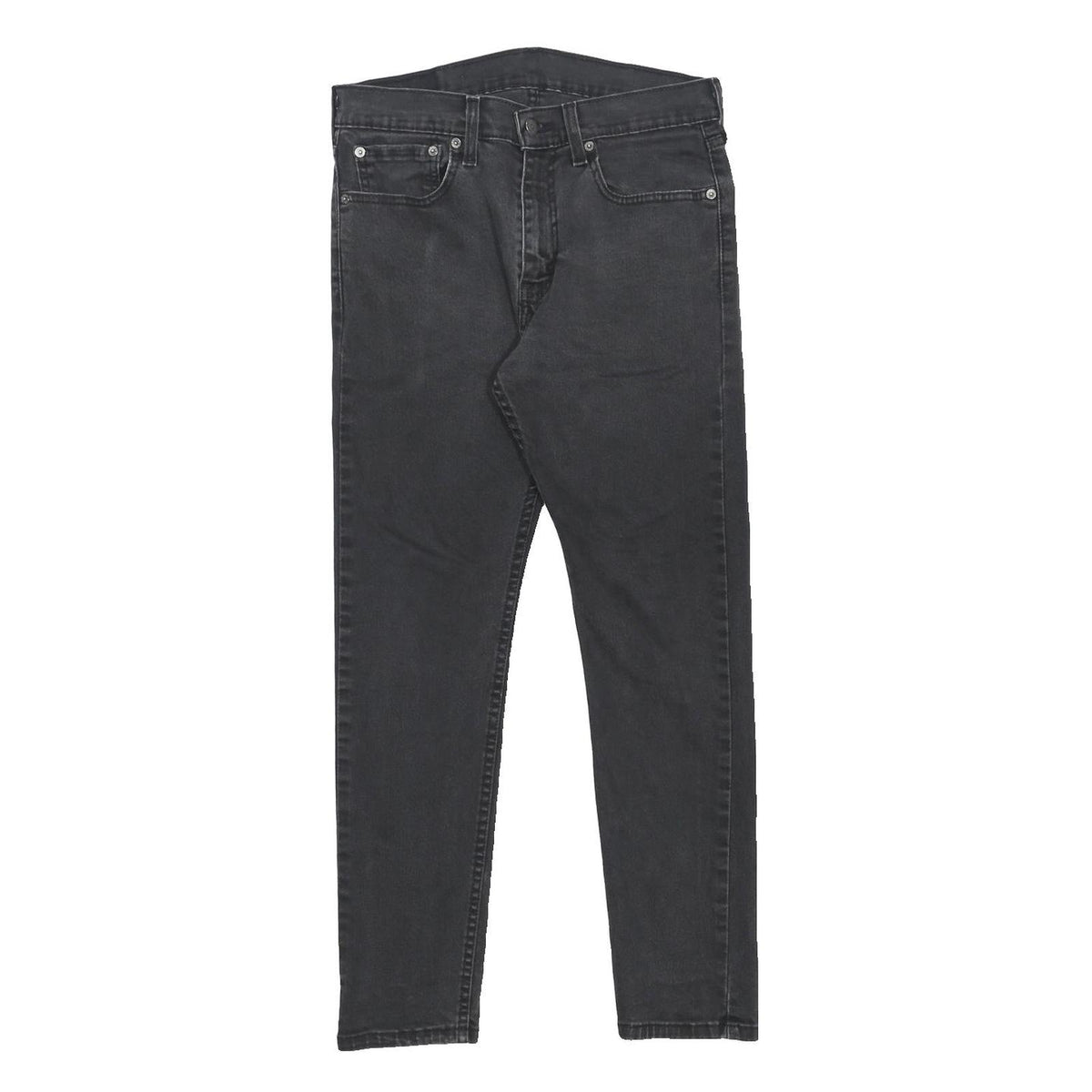 LEVI'S 512 Tapered Mens Jeans Black Slim Tapered Denim Medium W31 L27 Skinny