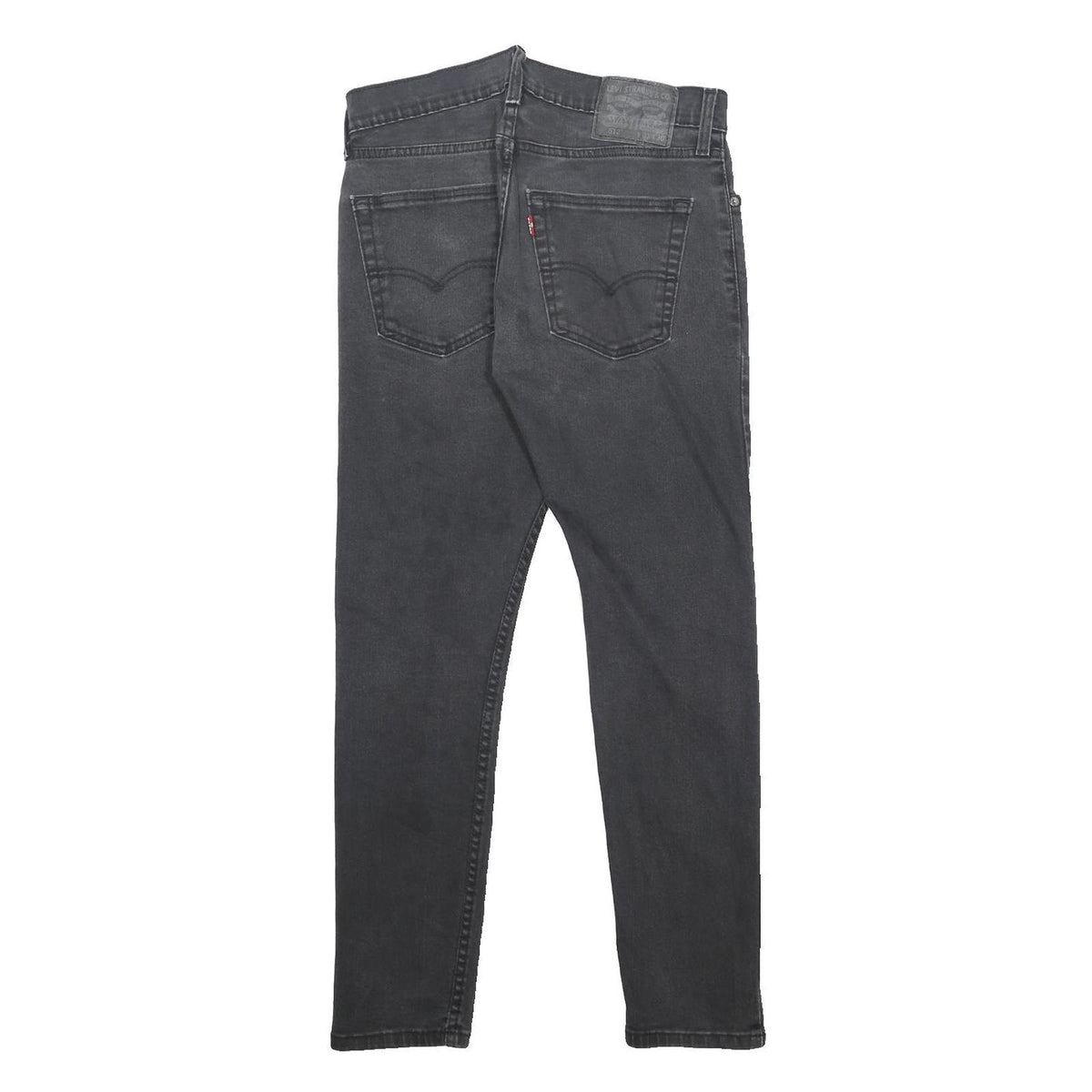LEVI'S 512 Tapered Mens Jeans Black Slim Tapered Denim Medium W31 L27 Skinny