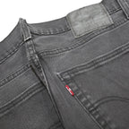 LEVI'S 512 Tapered Mens Jeans Black Slim Tapered Denim Medium W31 L27 Skinny