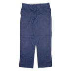 DICKIES 874 Workwear Mens Trousers Blue Regular Straight W36 L32