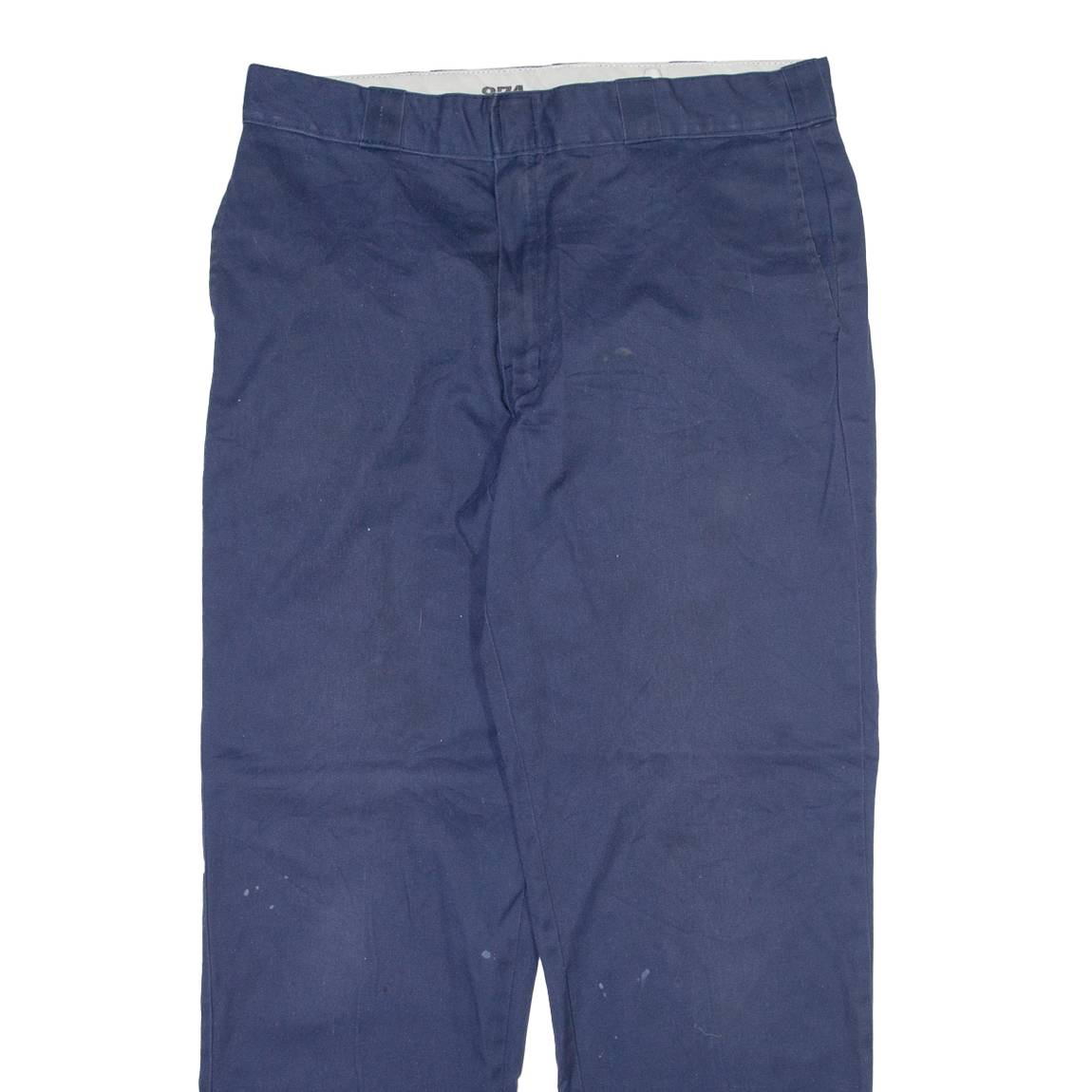 DICKIES 874 Workwear Mens Trousers Blue Regular Straight W36 L32