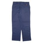 DICKIES 874 Workwear Mens Trousers Blue Regular Straight W36 L32