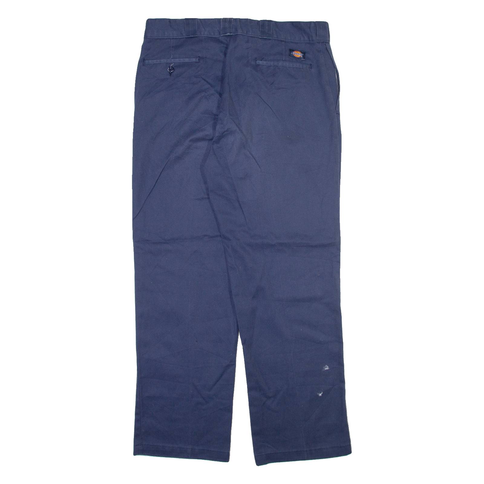 DICKIES 874 Workwear Mens Trousers Blue Regular Straight W36 L32