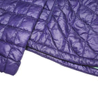THE NORTH FACE Womens Purple Lightweight Quilted Hooded Jacket L Polyester Blend