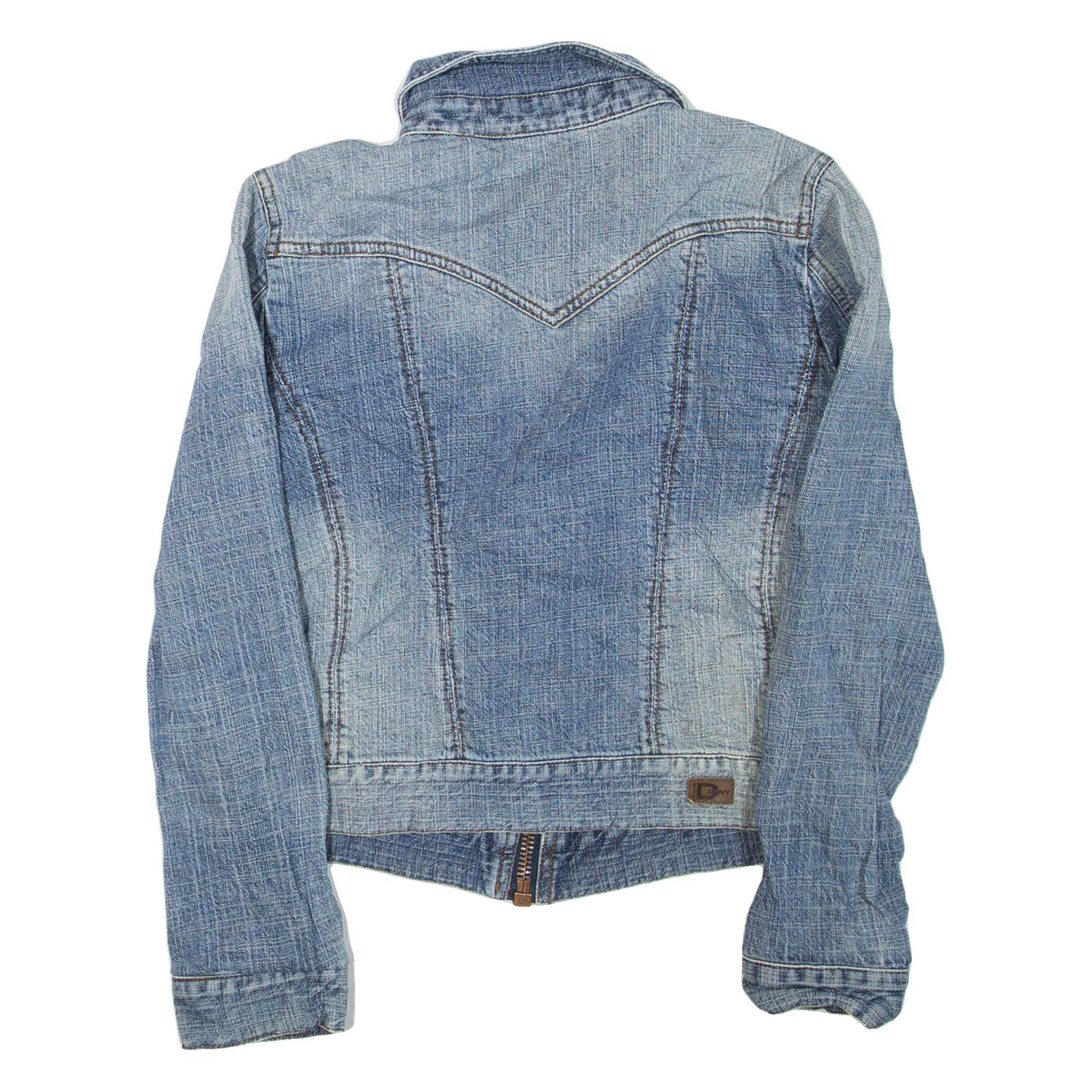 DKNY Womens Denim Jacket Blue S