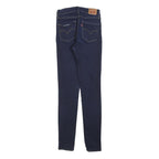LEVI'S 721 Womens Slim Jeans Blue Denim W27 L32 Stretch Zip Closure
