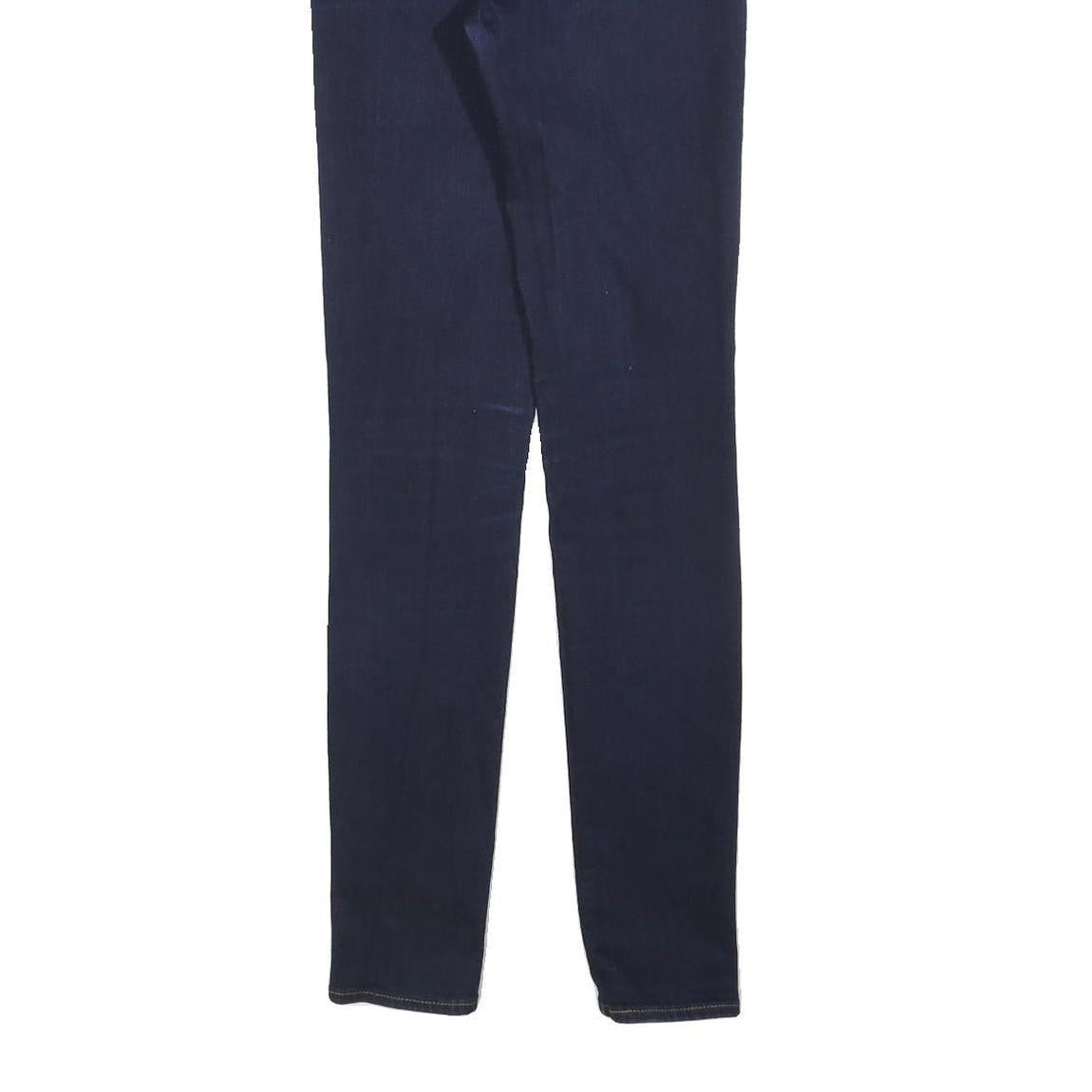 LEVI'S 721 Womens Slim Jeans Blue Denim W27 L32 Stretch Zip Closure