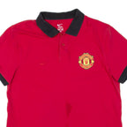 NIKE Manchester United Mens Polo Shirt Red L
