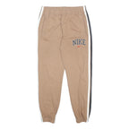 NIKE Mens Joggers Beige & Black Slim Tapered M W30 L28 Casual Sportswear