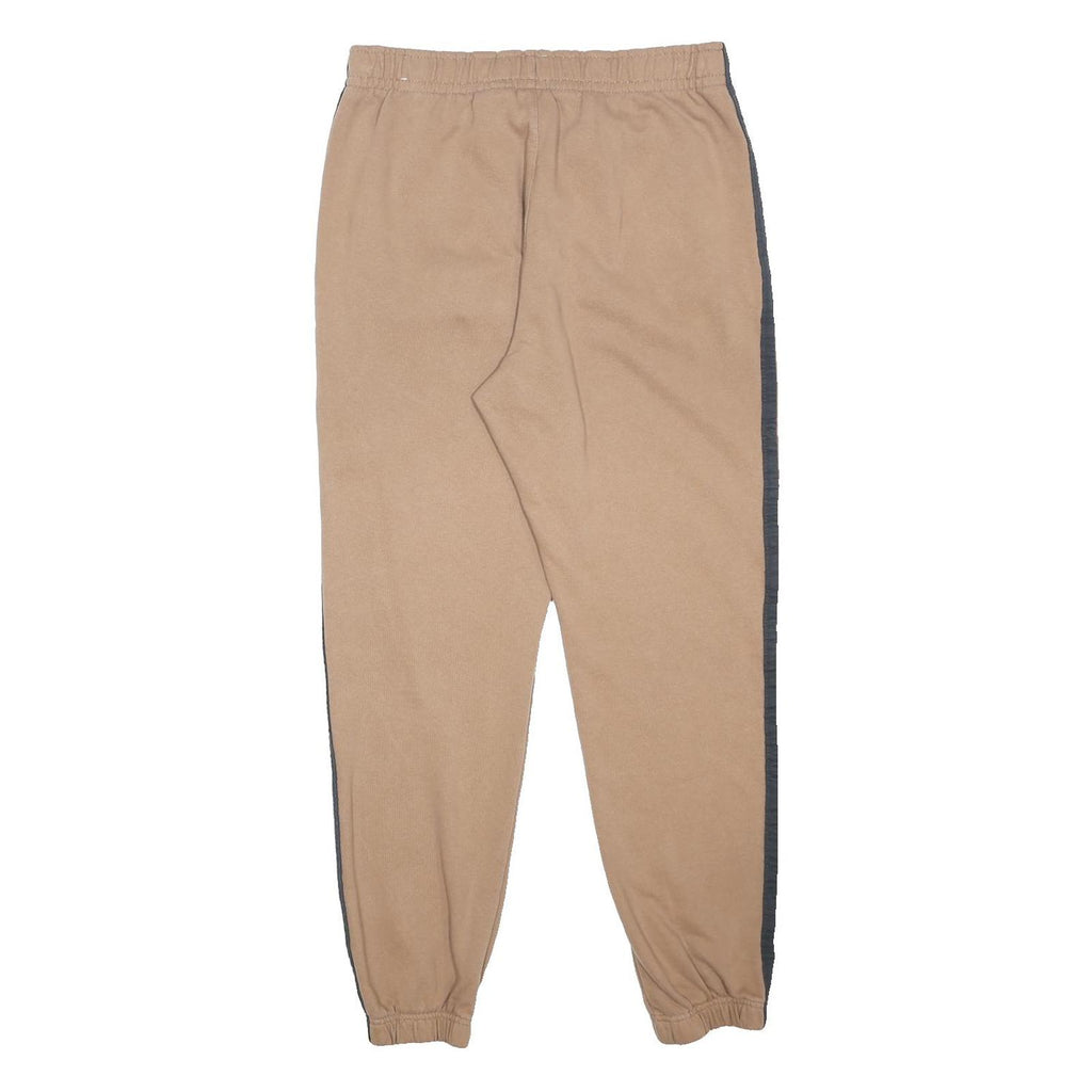 NIKE Mens Joggers Beige & Black Slim Tapered M W30 L28 Casual Sportswear