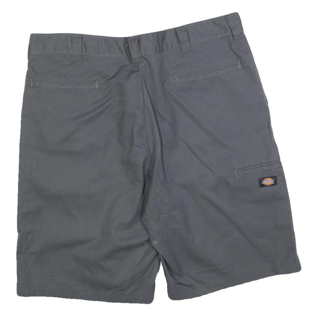 DICKIES Mens Shorts Grey Casual XL W38 Workwear Cotton Blend Comfortable