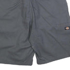 DICKIES Mens Shorts Grey Casual XL W38 Workwear Cotton Blend Comfortable