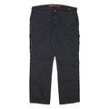 DICKIES Mens Cotton Blend Black Regular Straight Trousers W38 L29 Workwear