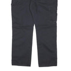 DICKIES Mens Cotton Blend Black Regular Straight Trousers W38 L29 Workwear