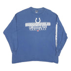 NFL Mens Blue Indianapolis Colts Football Long Sleeve Crew Neck T-Shirt XL