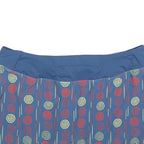 PATAGONIA Womens Blue & Red Printed Mini Polyester Blend Active Skort L