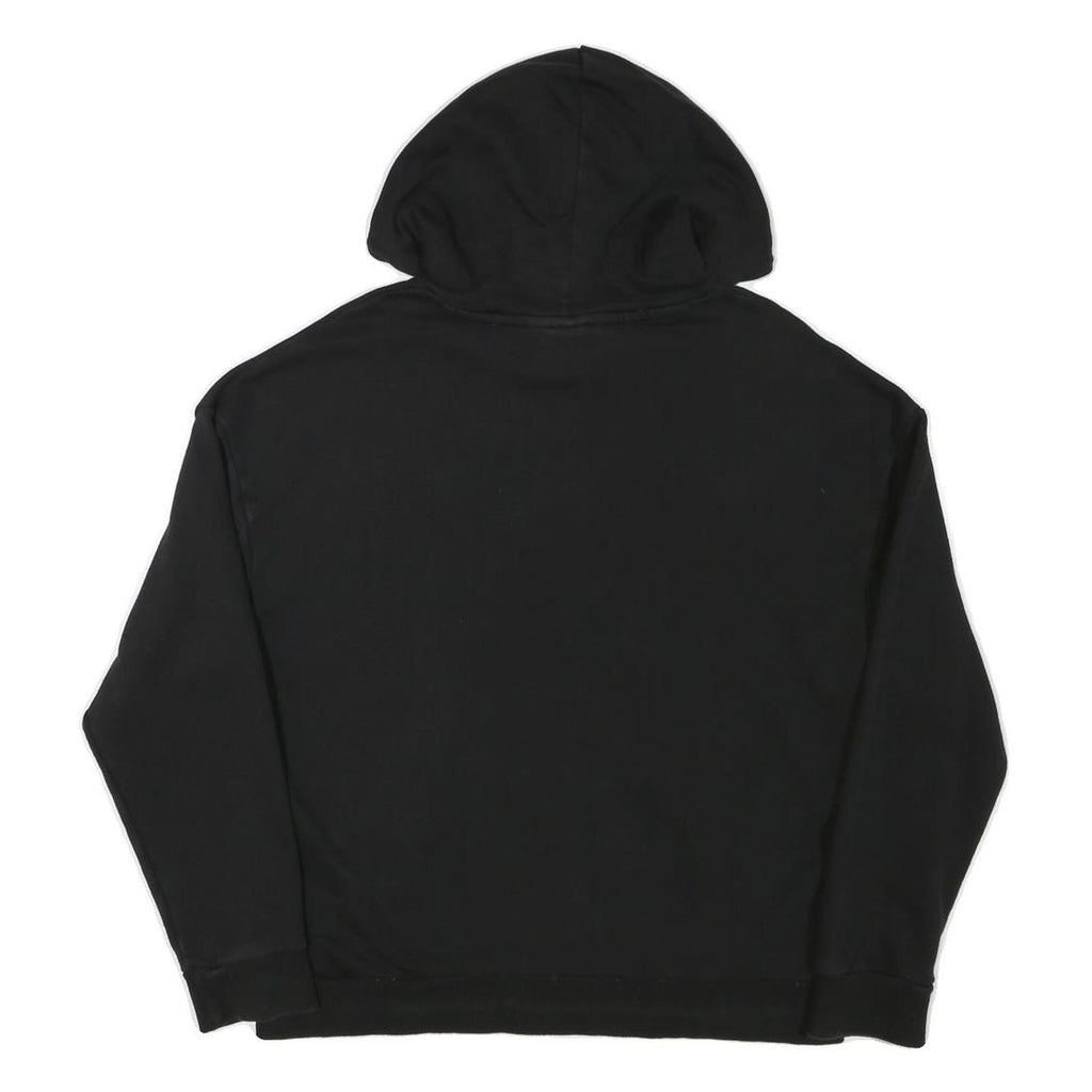PUMA Mens Black Hooded Pullover Hoodie M Cotton Blend Casual Sweatshirt