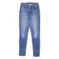 LEVI'S High Rise Womens Jeans Blue Slim Skinny Stone Wash W25 L29