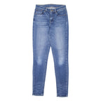 LEVI'S High Rise Womens Jeans Blue Slim Skinny Stone Wash W25 L29