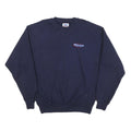 RUSSELL ATHLETIC Mens Navy Blue Sweatshirt L Crew Neck Cotton Blend Pullover