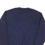 RUSSELL ATHLETIC Mens Navy Blue Sweatshirt L Crew Neck Cotton Blend Pullover