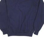 RUSSELL ATHLETIC Mens Navy Blue Sweatshirt L Crew Neck Cotton Blend Pullover