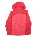 JACK WOLFSKIN Womens Red & Rose Outdoor Jacket UK 6 Polyester Zip Hooded