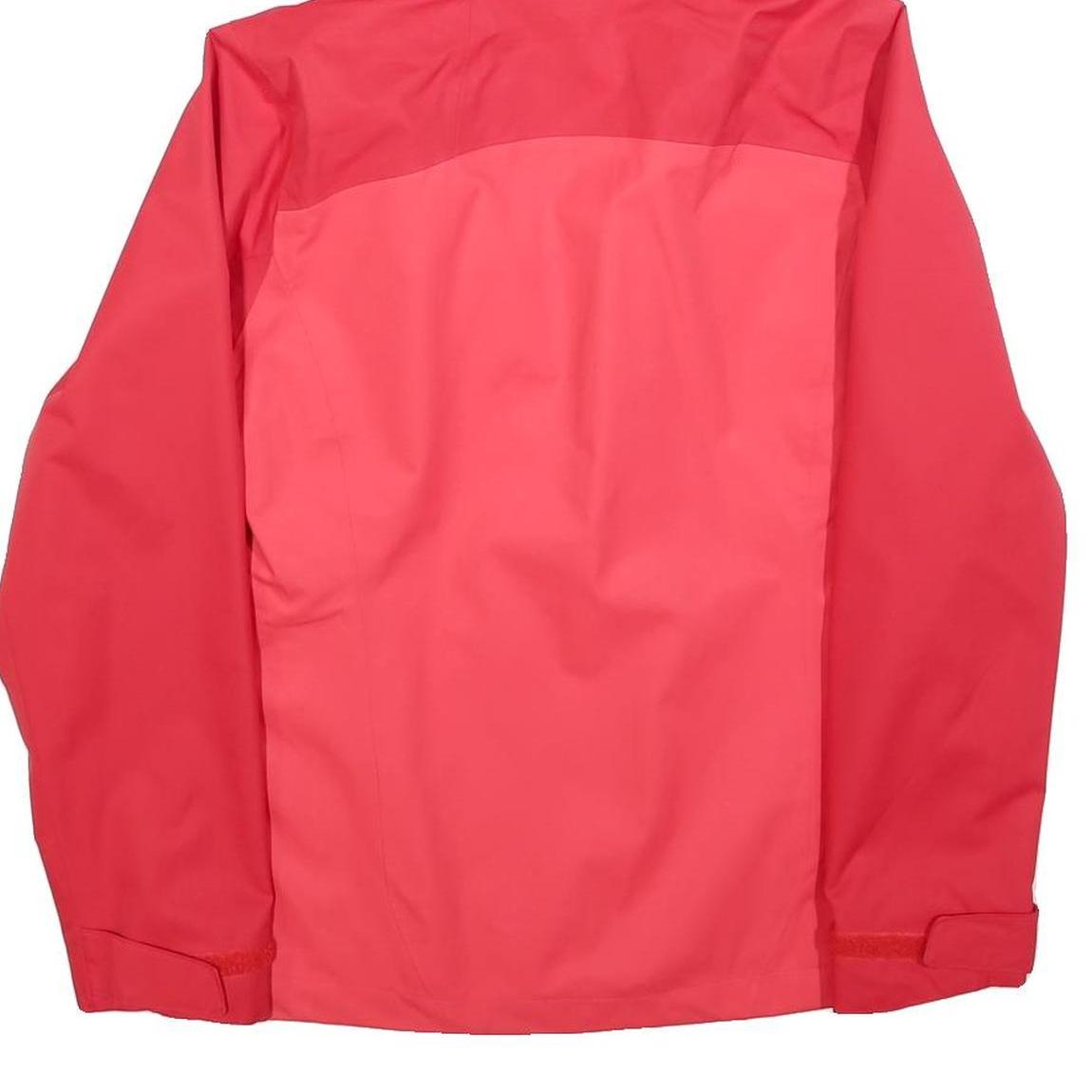 JACK WOLFSKIN Womens Red & Rose Outdoor Jacket UK 6 Polyester Zip Hooded